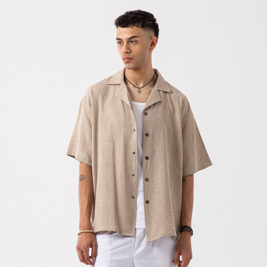 Dark Beige Shirt - oddegypt