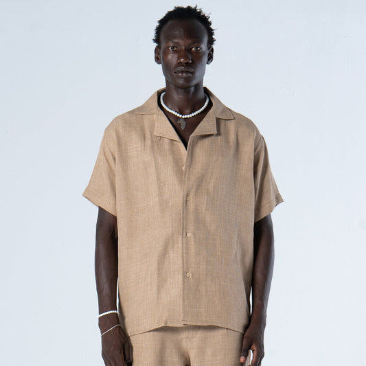 Desert Sand linen shirt - oddegypt