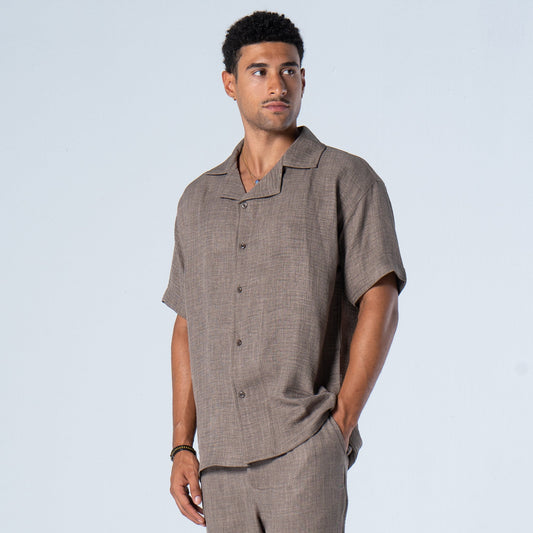 Forest Wood linen shirt - oddegypt