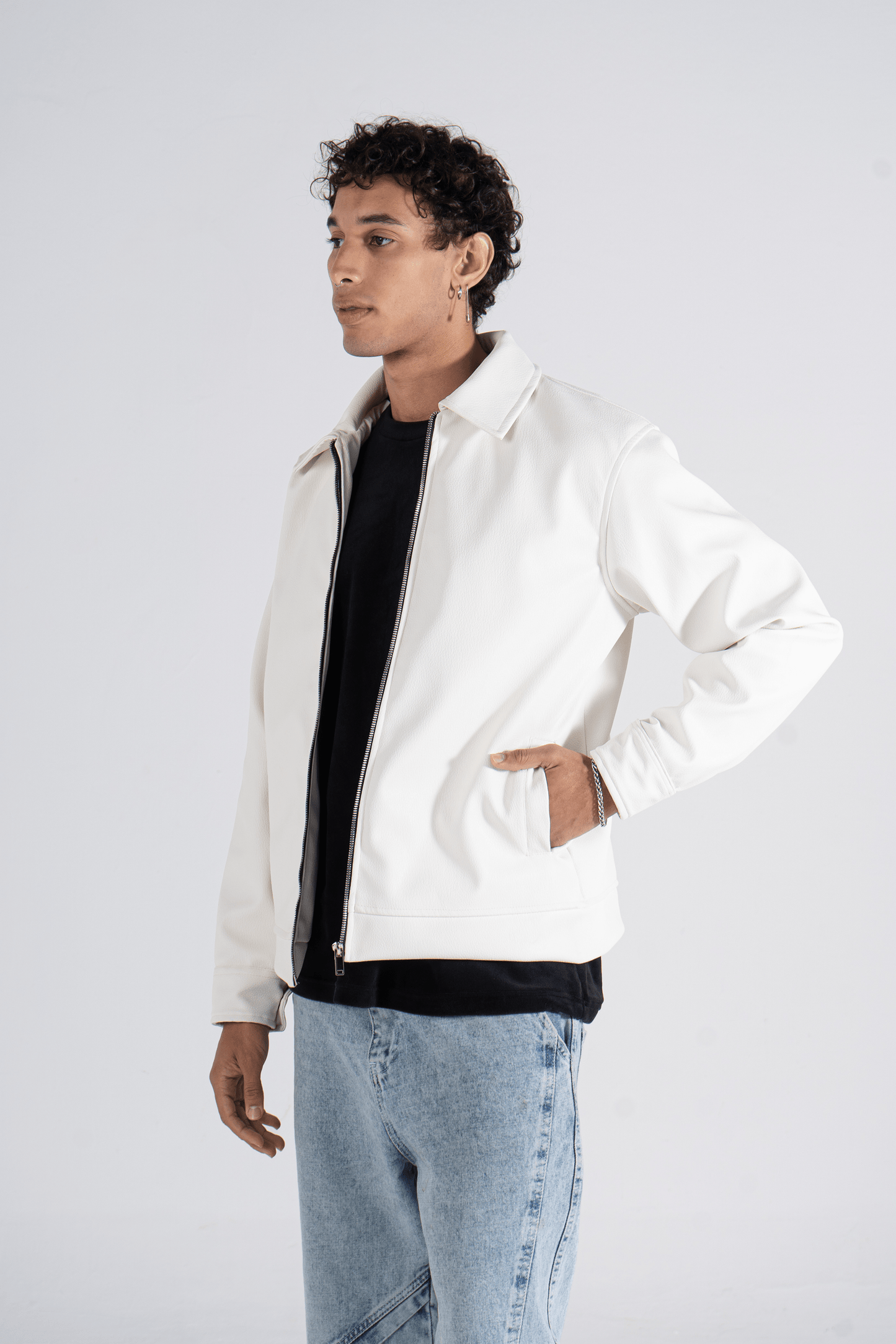 Frost Bound Leather Jacket - oddegypt