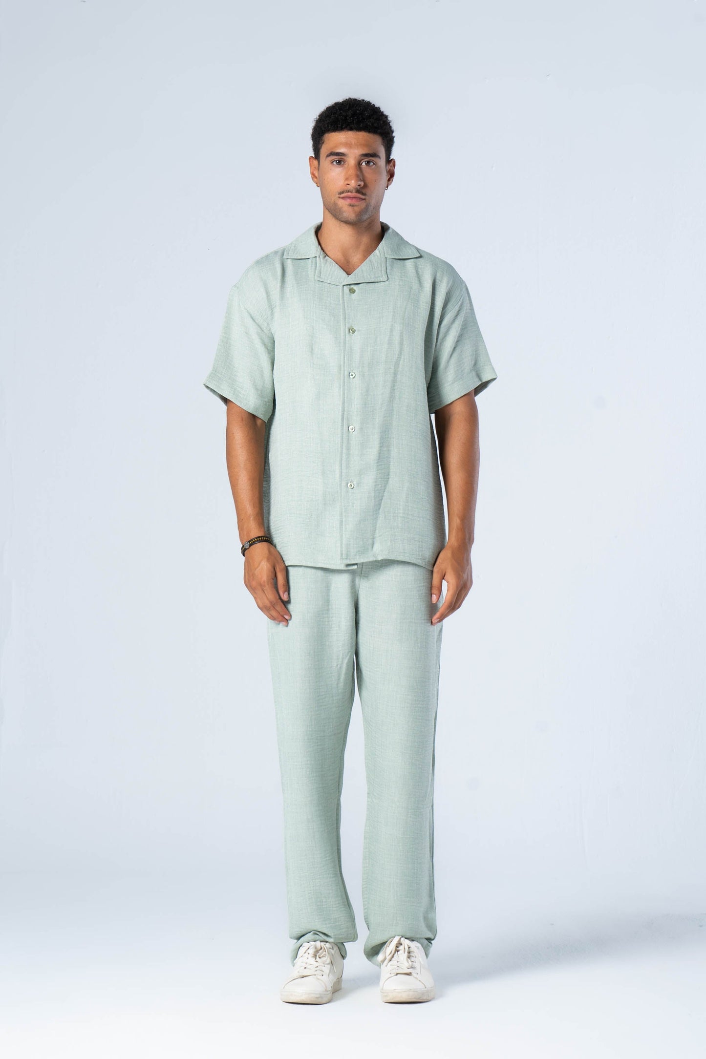 Iced Mint linen pants - oddegypt