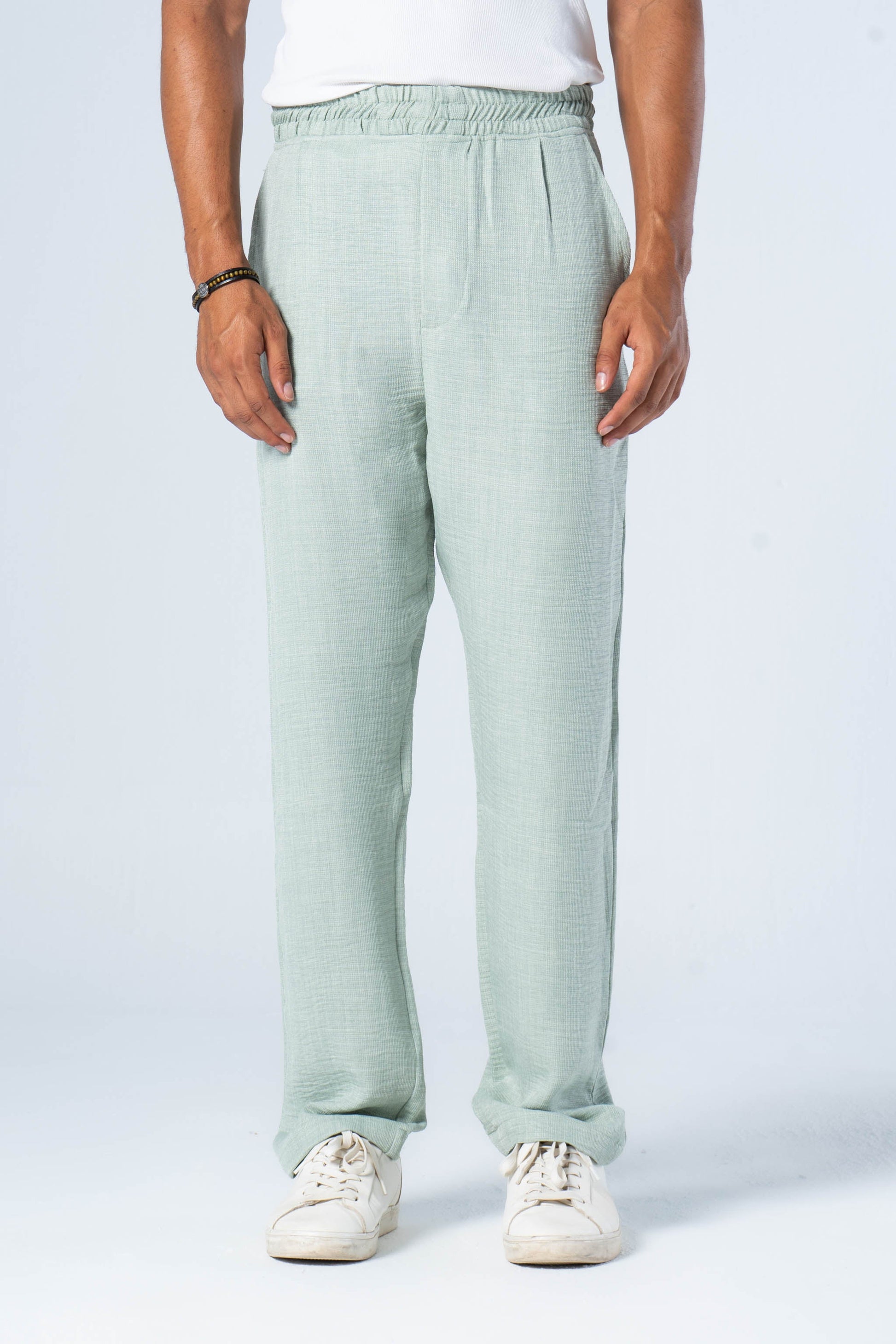 Iced Mint linen pants - oddegypt