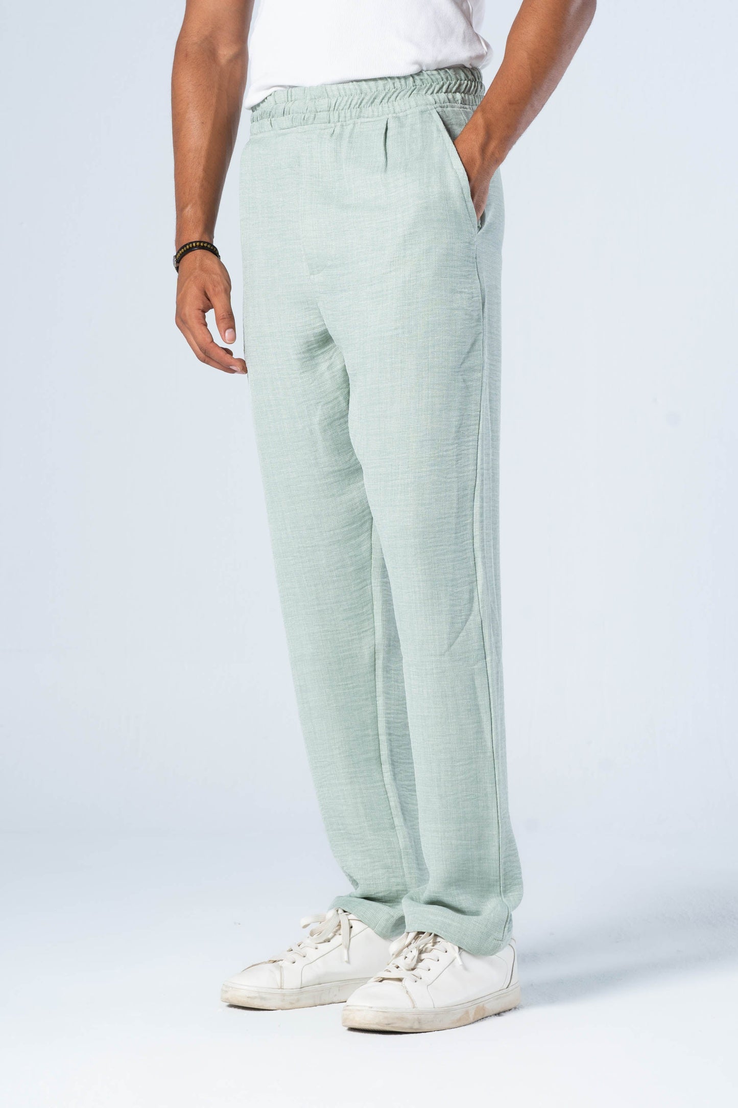 Iced Mint linen pants - oddegypt