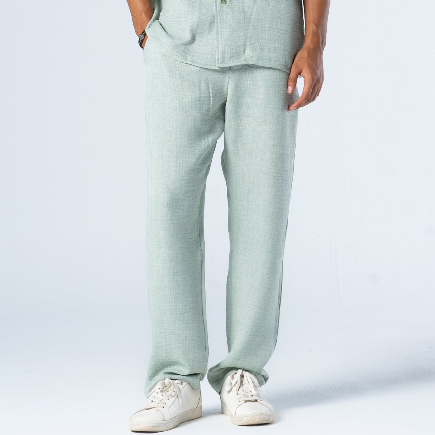 Iced Mint linen pants - oddegypt