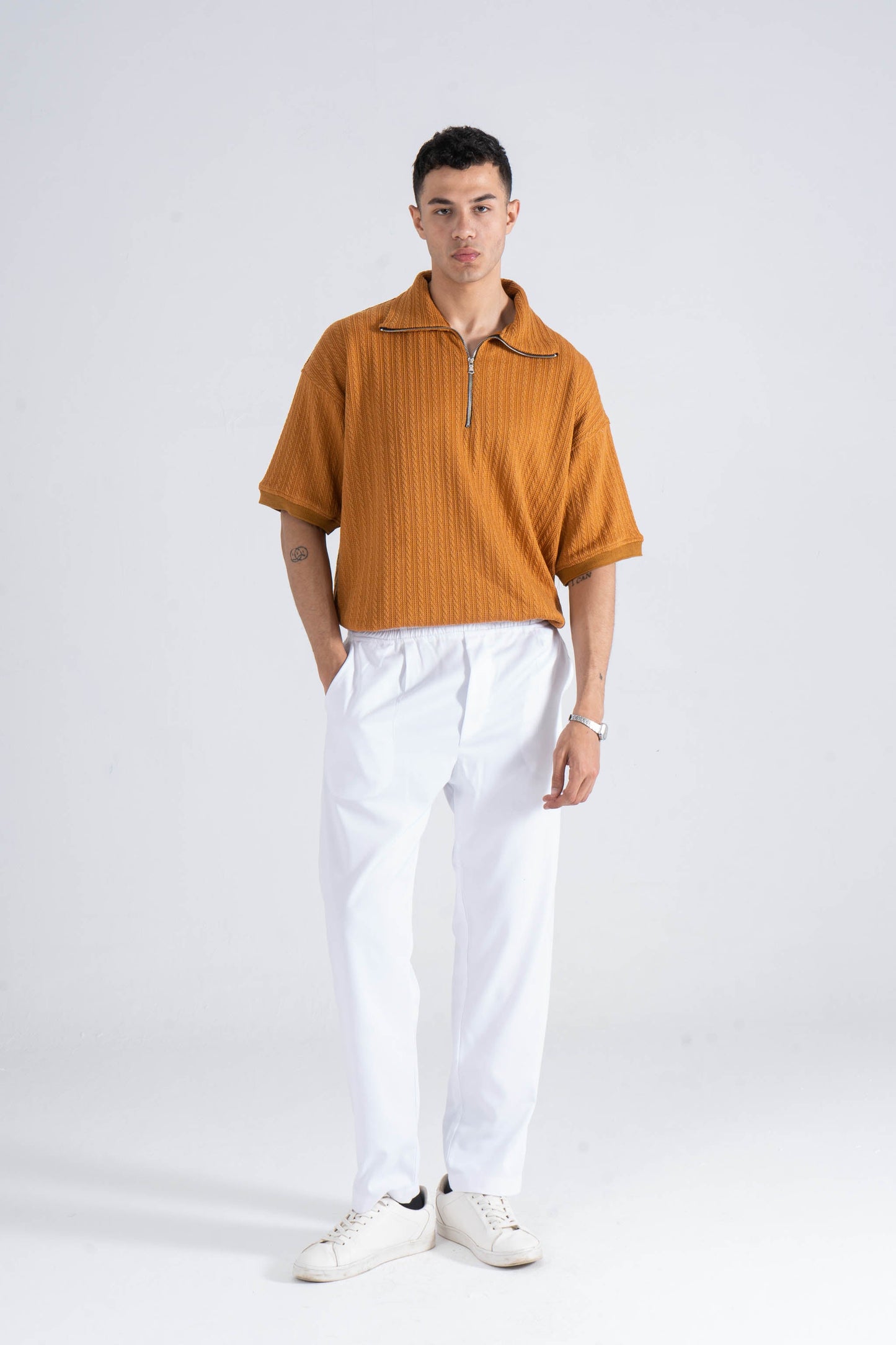 Knitted Polo T-Shirt - oddegypt