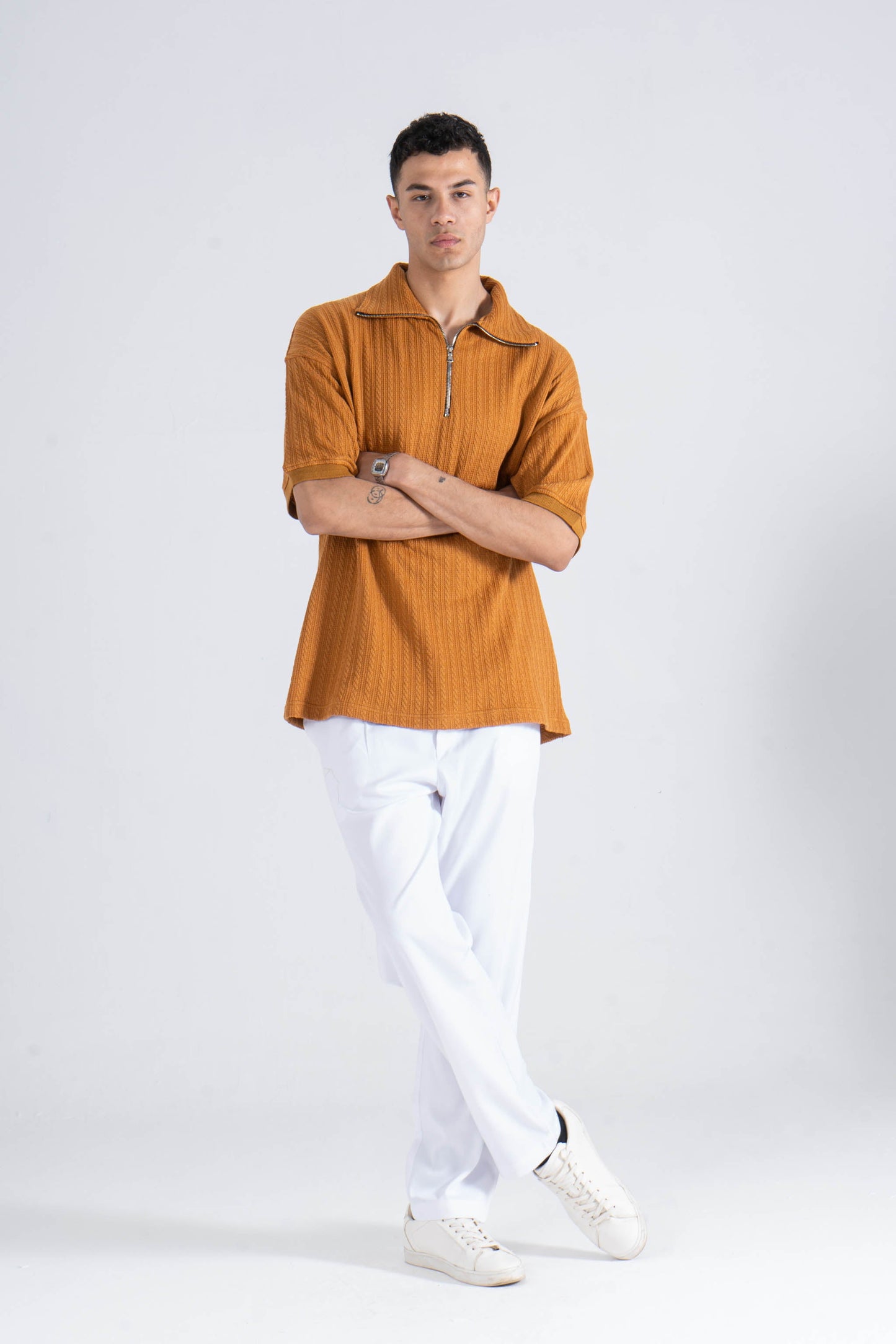 Knitted Polo T-Shirt - oddegypt