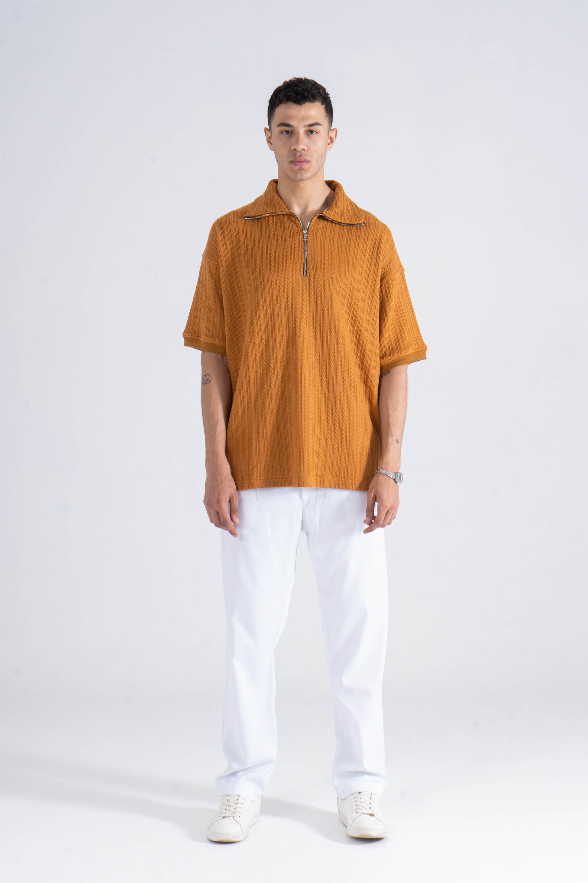 Knitted Polo T-Shirt - oddegypt