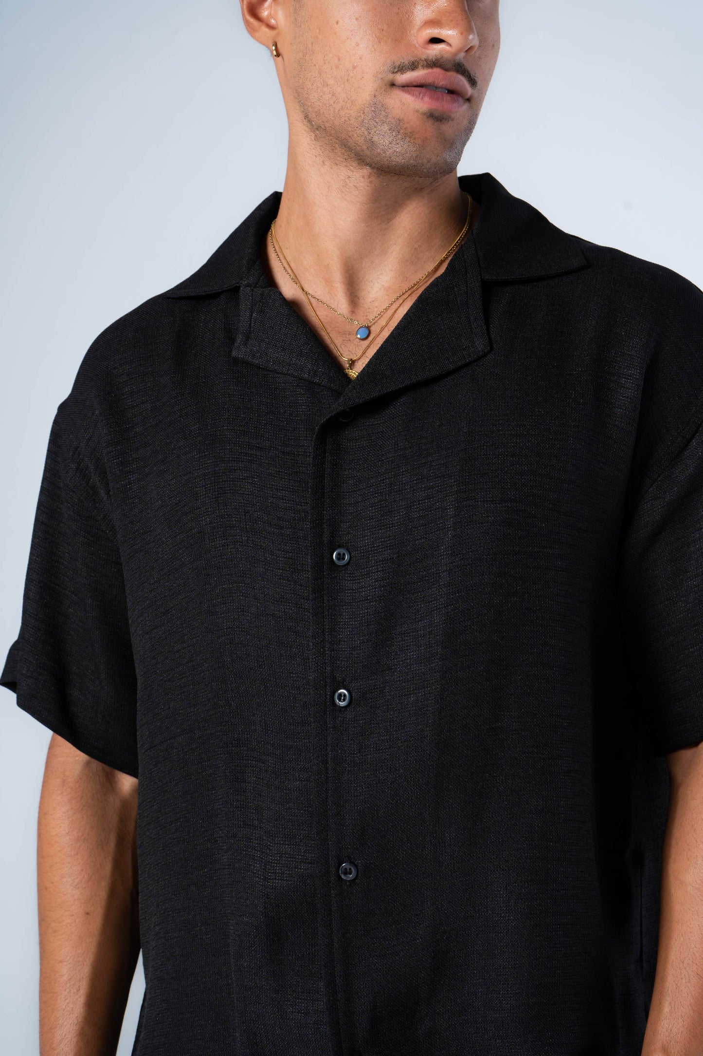 Midnight linen shirt - oddegypt