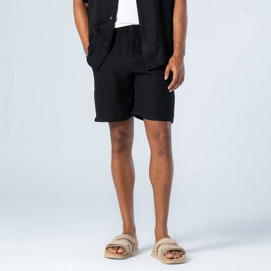 Midnight linen shorts - oddegypt