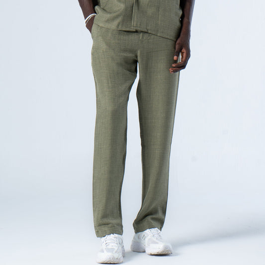 Olive Branch linen pants - oddegypt