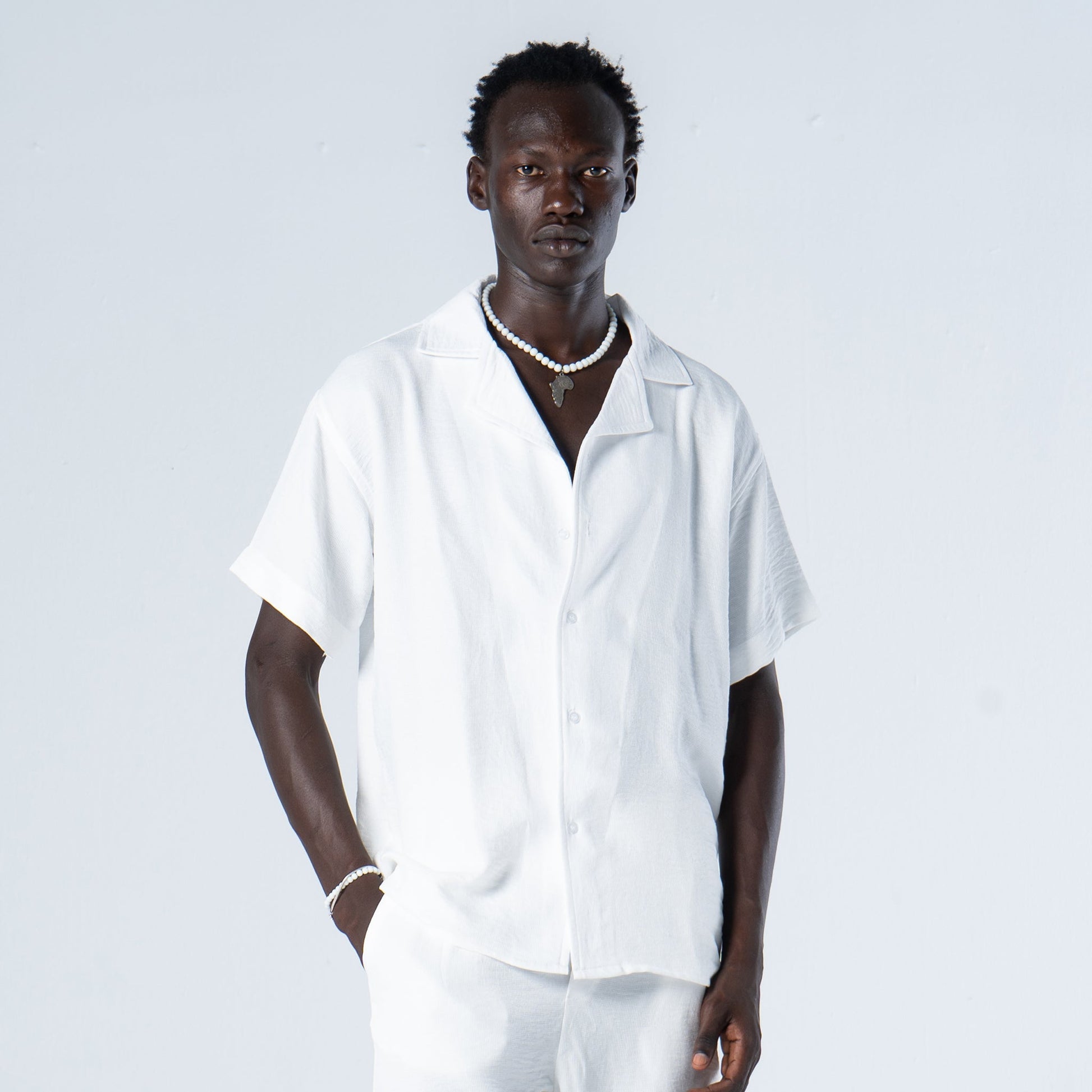 White Fog linen shirt - oddegypt