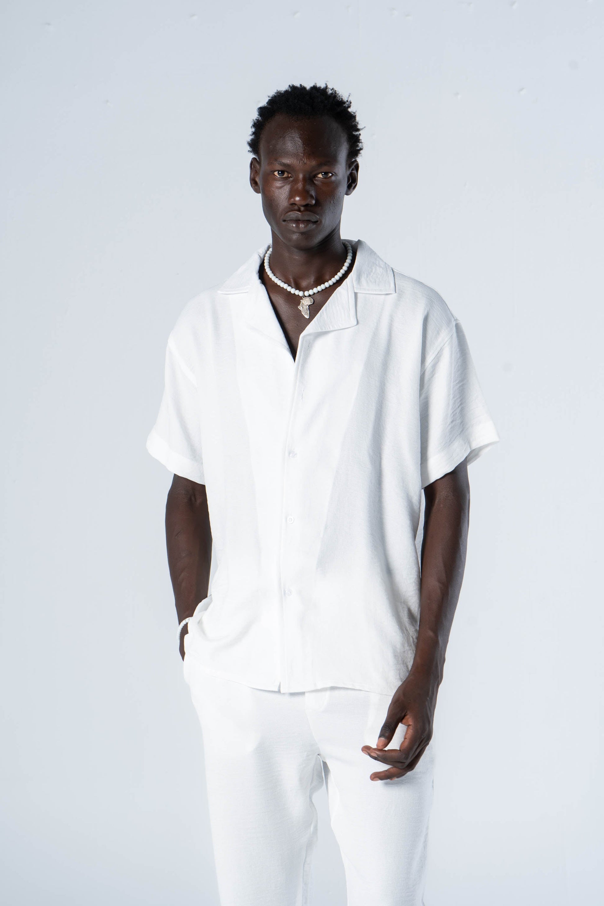 White Fog linen shirt - oddegypt