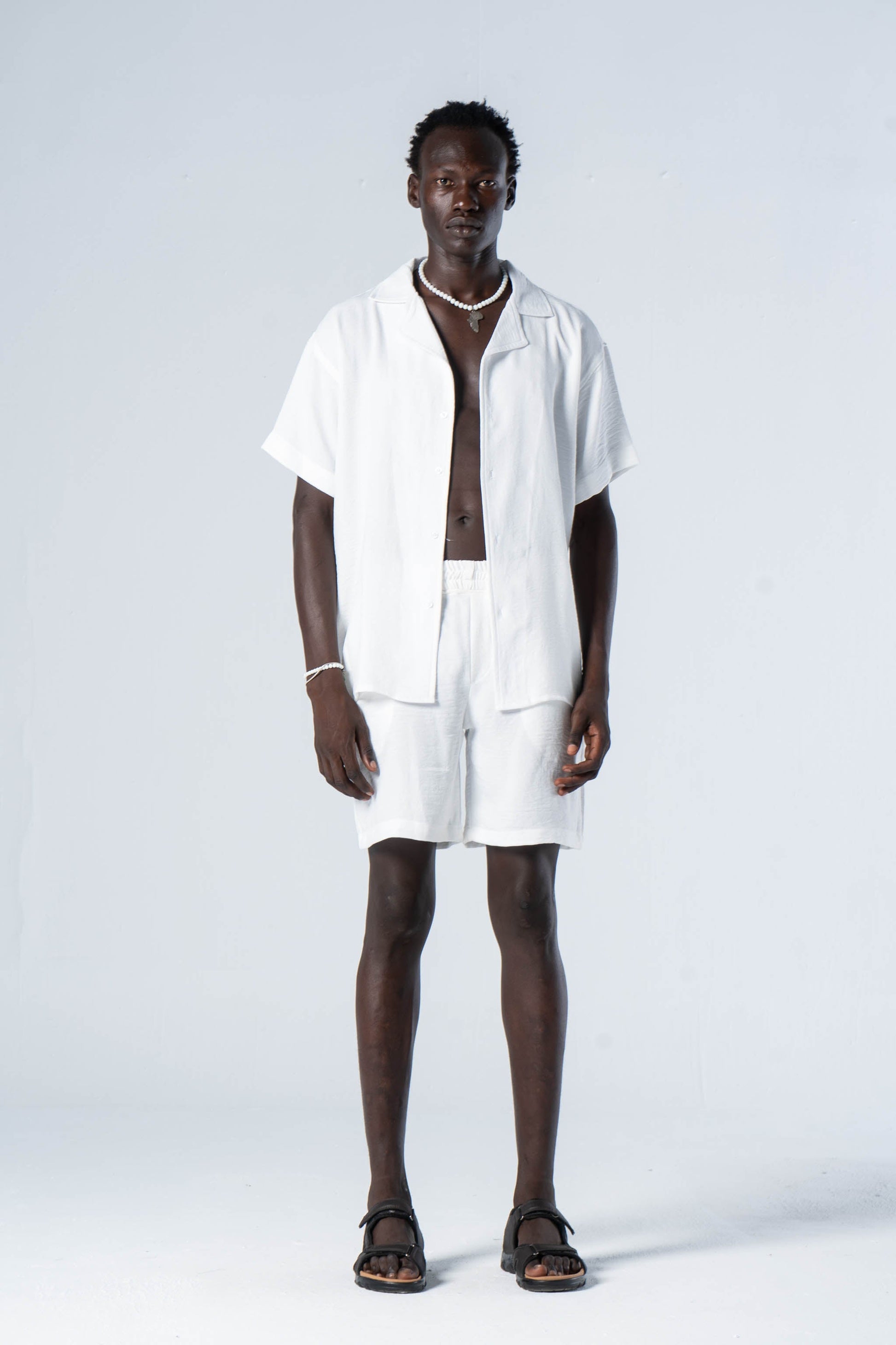 White Fog linen shirt - oddegypt