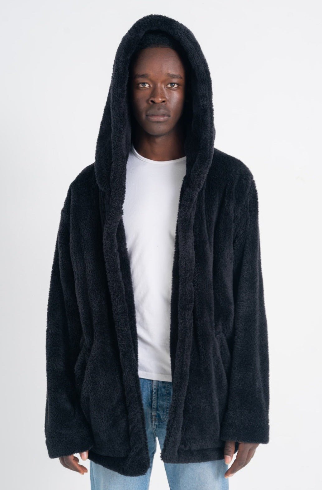 Raven Black Fur Jacket - oddegypt