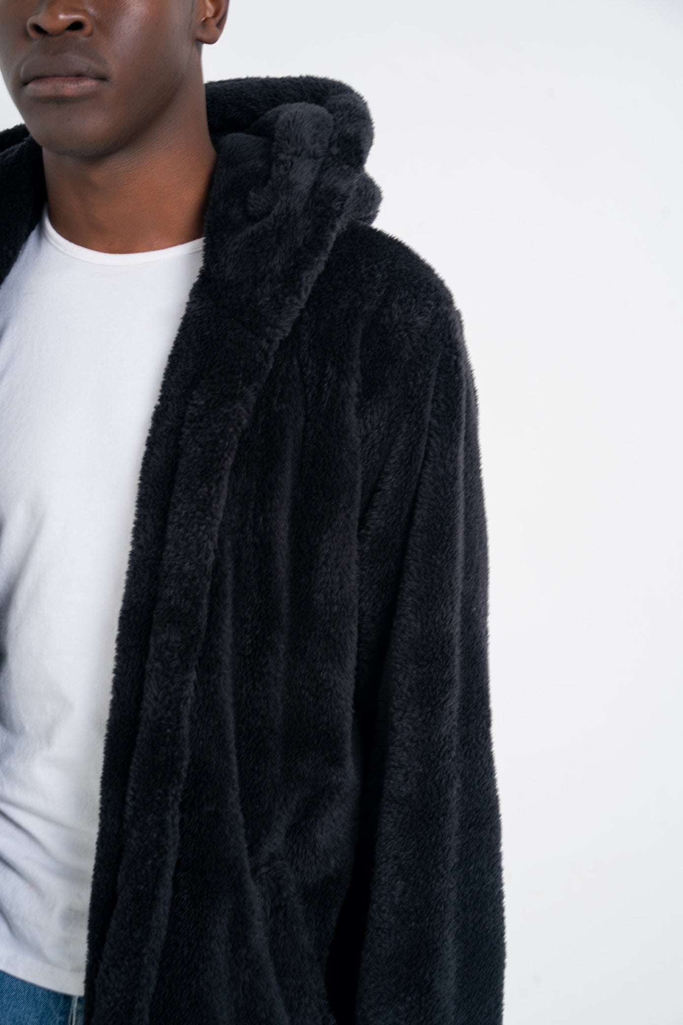 Raven Black Fur Jacket - oddegypt