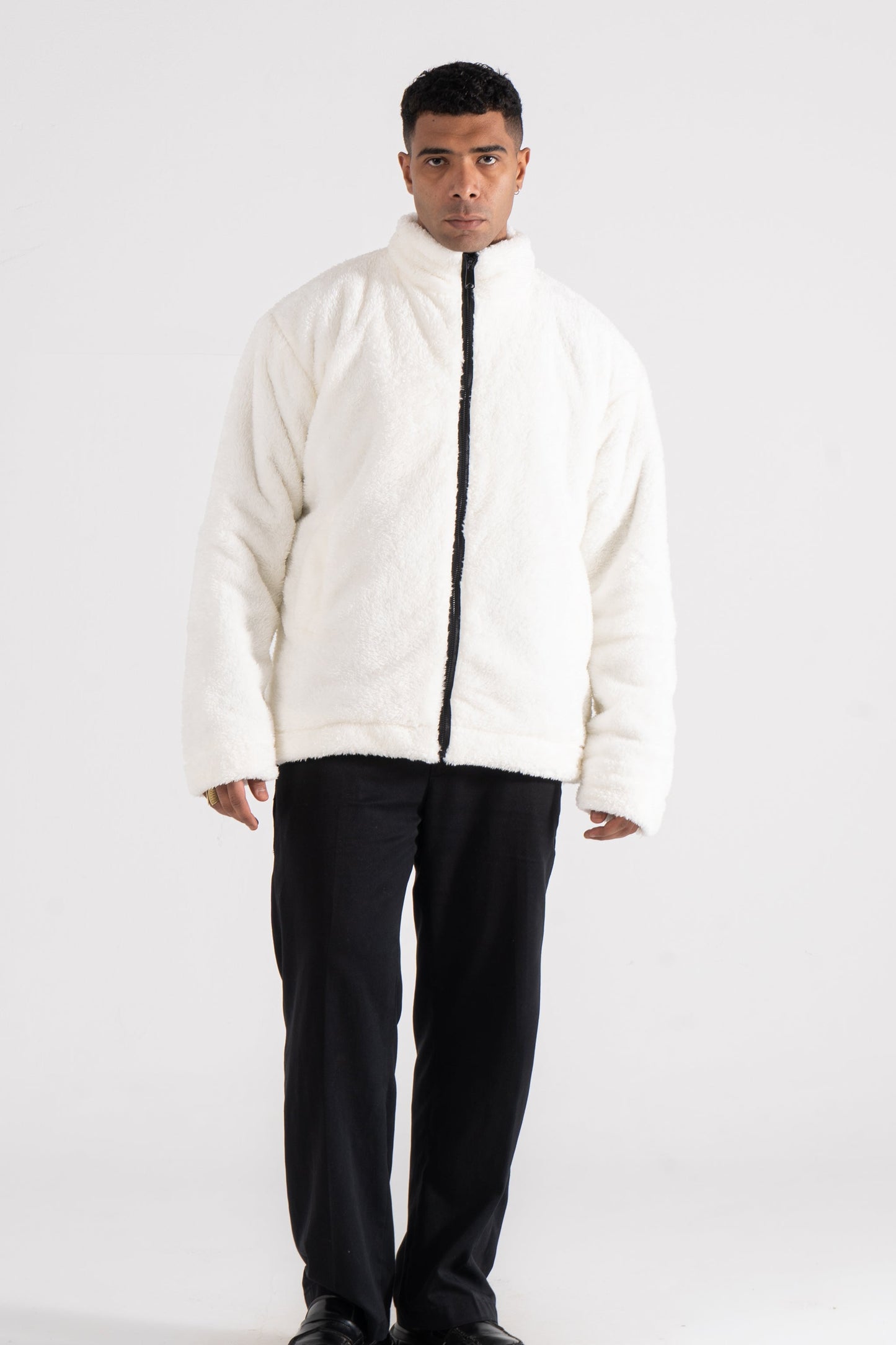 White Bear Zipper Jacket - oddegypt